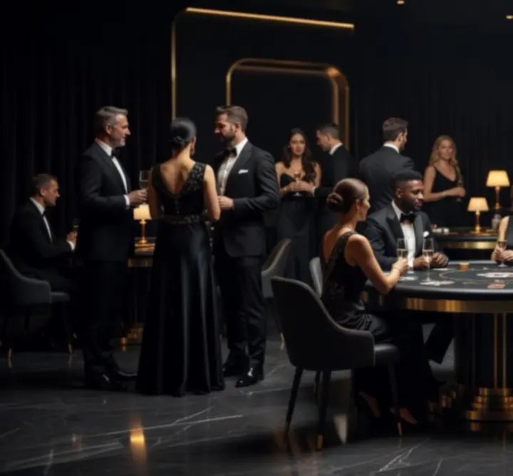 Elegantcki event firmowy w klimacie kasyna w wykonaniu 